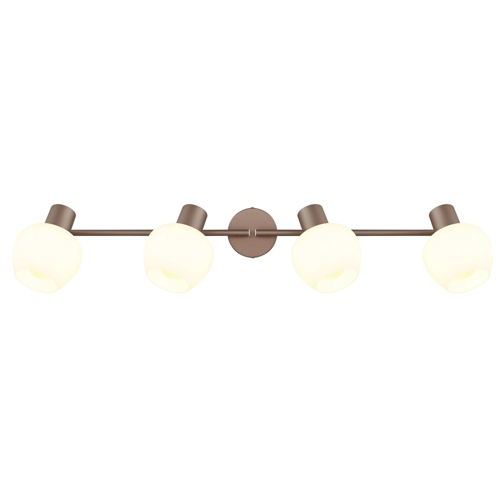 Lampe de plafond Eileen Café marron 4 clairs Globo 9007371580576