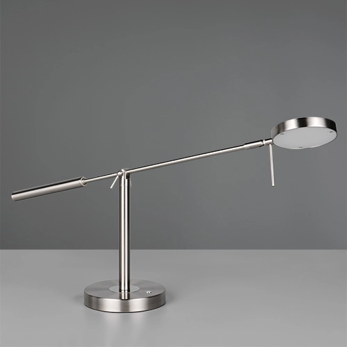 Lampe de bureau Monza nickel Trio 4017807693263