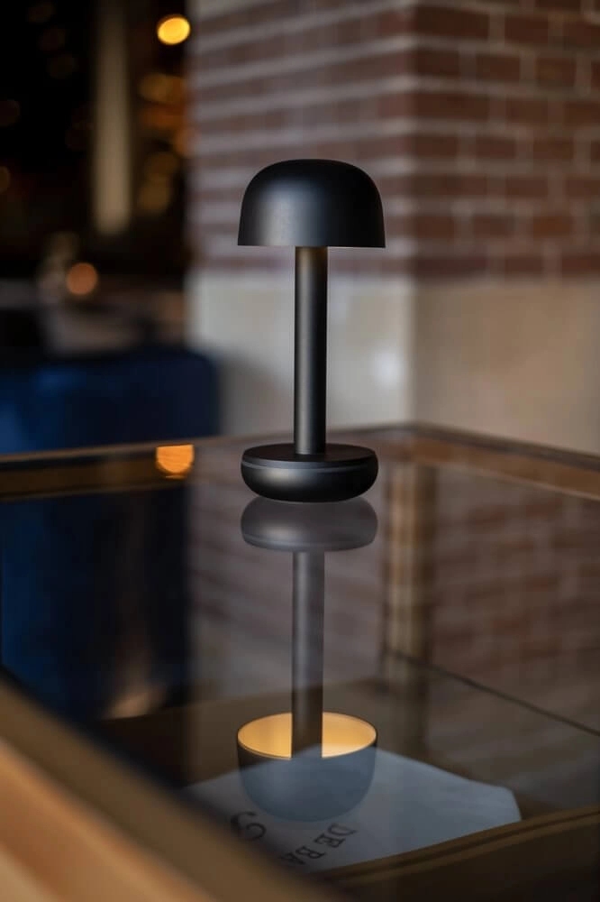 Lampe de table rechargeable Two black Humble 7446023311359