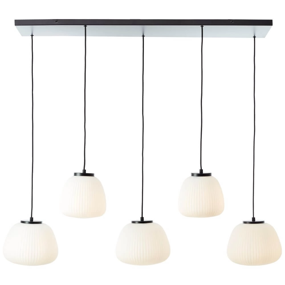 Lampe suspendue Kaizen noir avec blanc Ø 35cm Lampe suspendue Kaizen noir avec blanc Ø 35cm