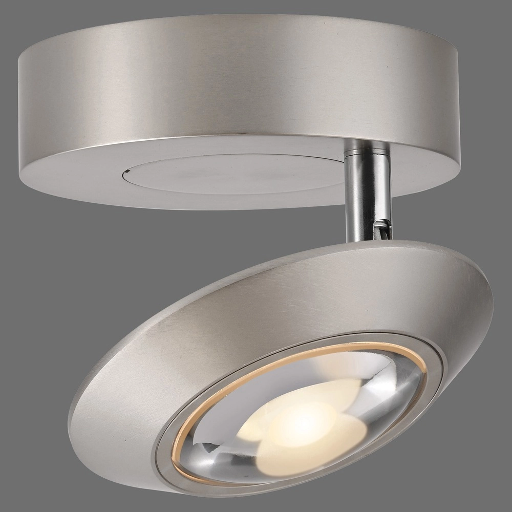 Spot LED au plafond Pure Oculis Gris diamant
