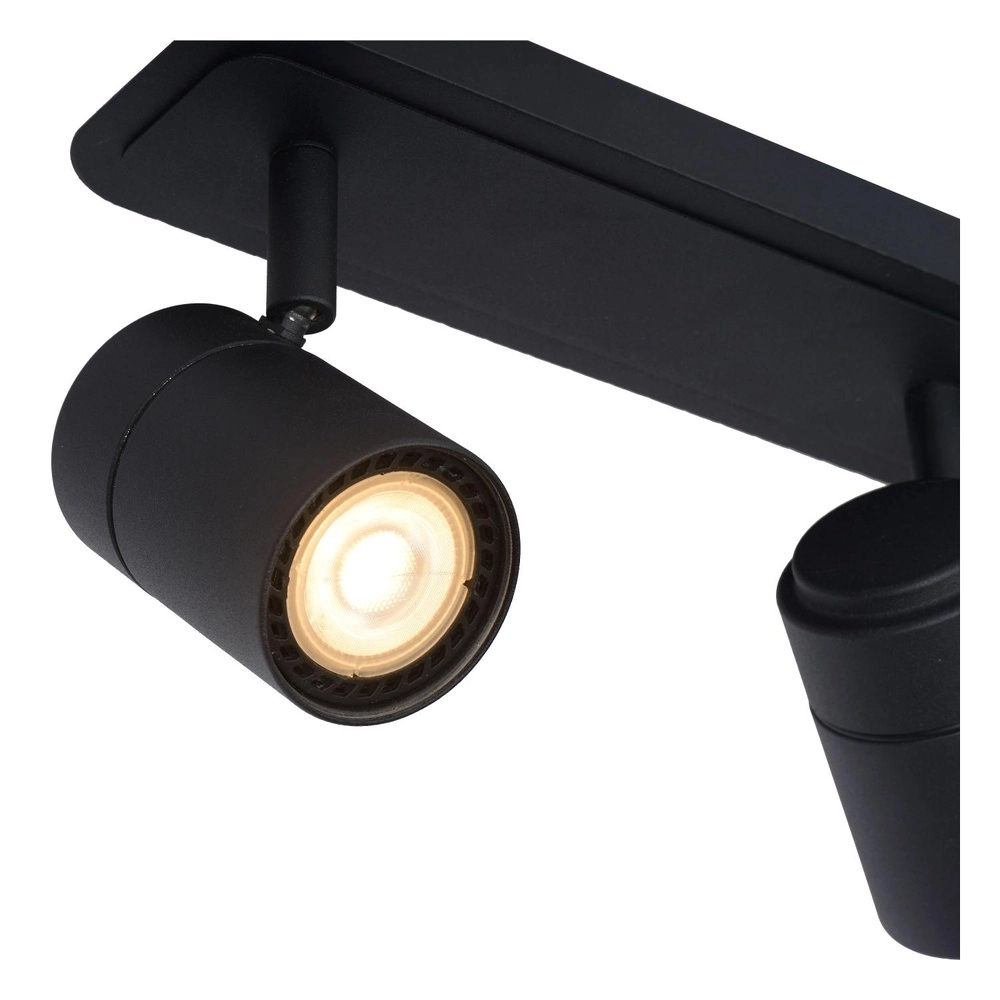 Projecteur de plafond Lennert Noir à 3 lumières Lucide 5411212262691