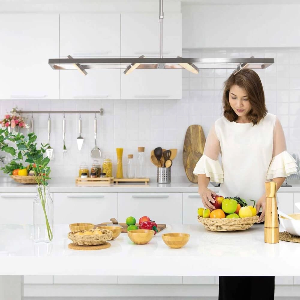 Lampe suspendue LED flexible Soleil Acier inoxydable Steinhauer 8712746167344