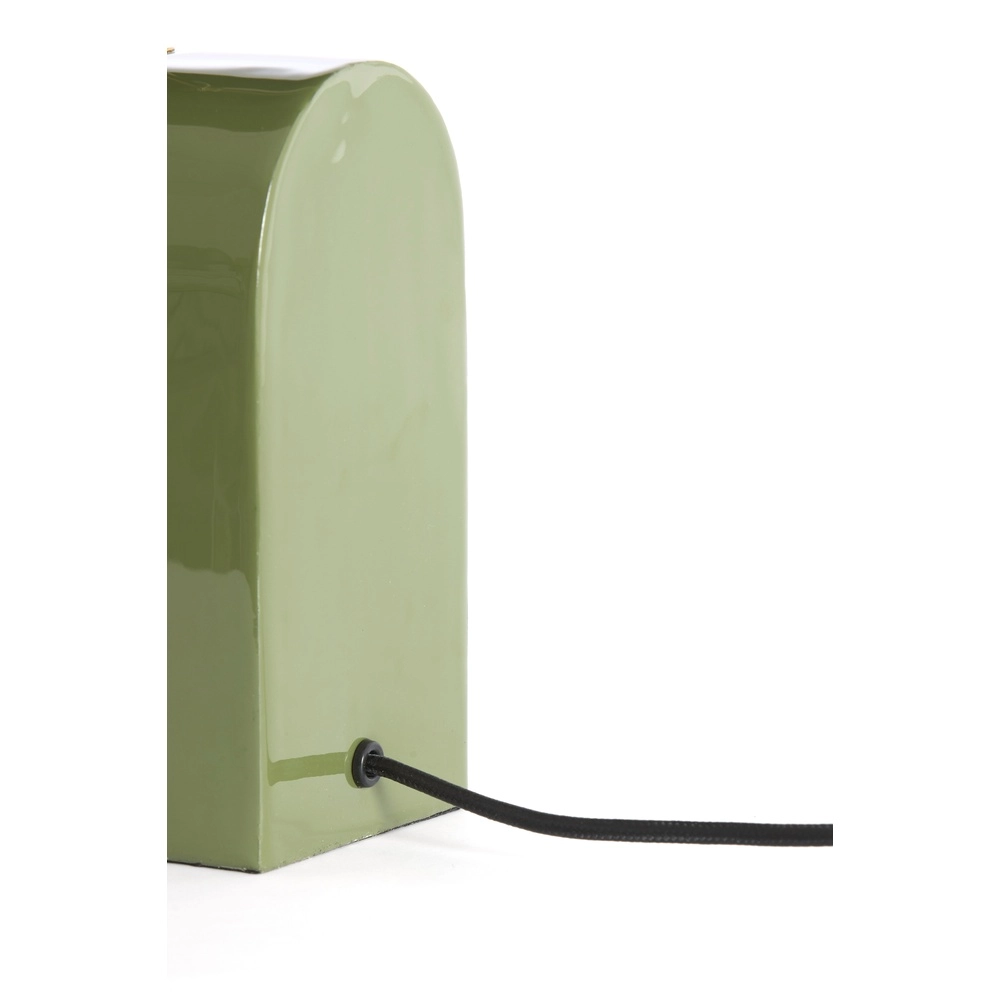 Lampe de bureau vert clair Cardona avec or - 1x E27 Light & Living 8717807816261