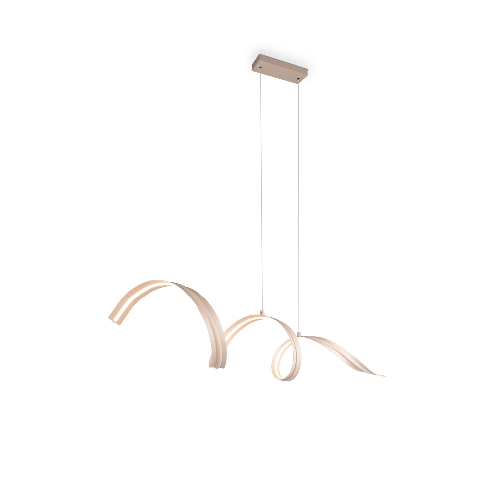 Lampe pendante moderne Tivor brun sable