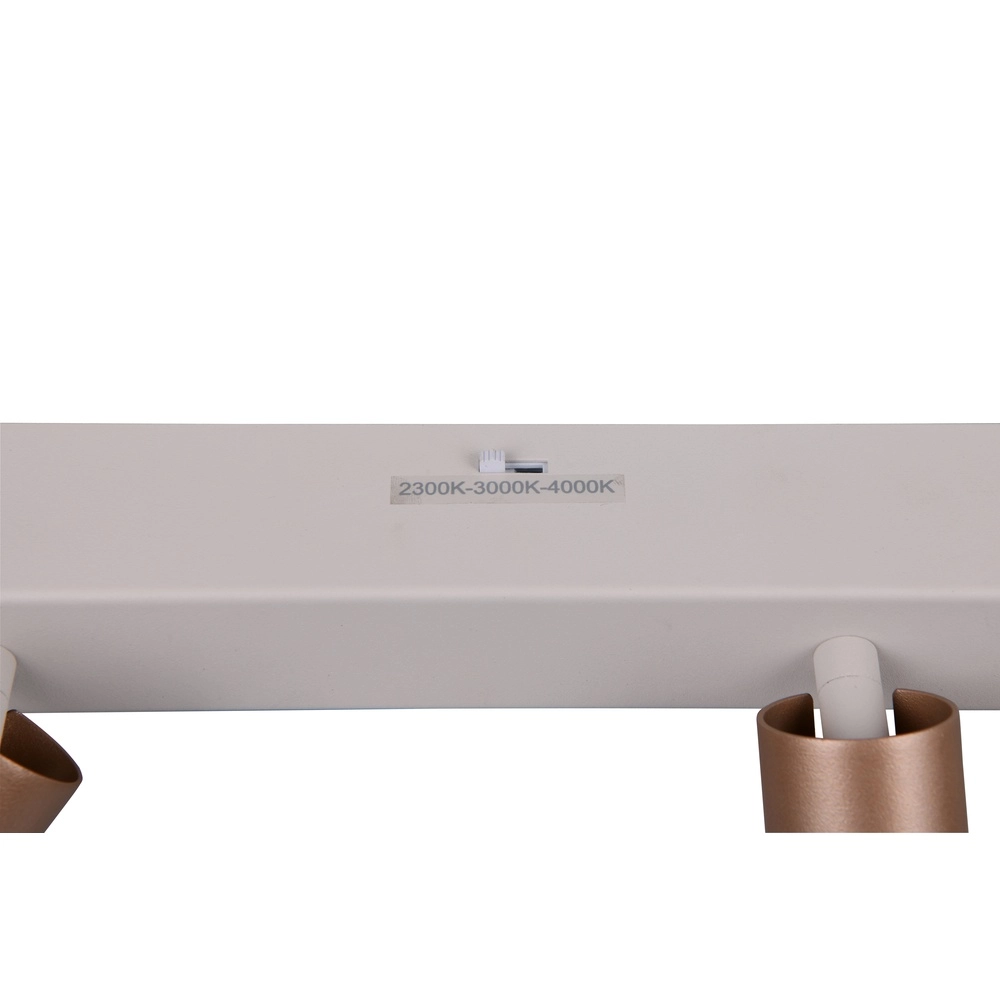 Spot apparent à 3 lumières Ambala Brun moka Trio 4017807656091