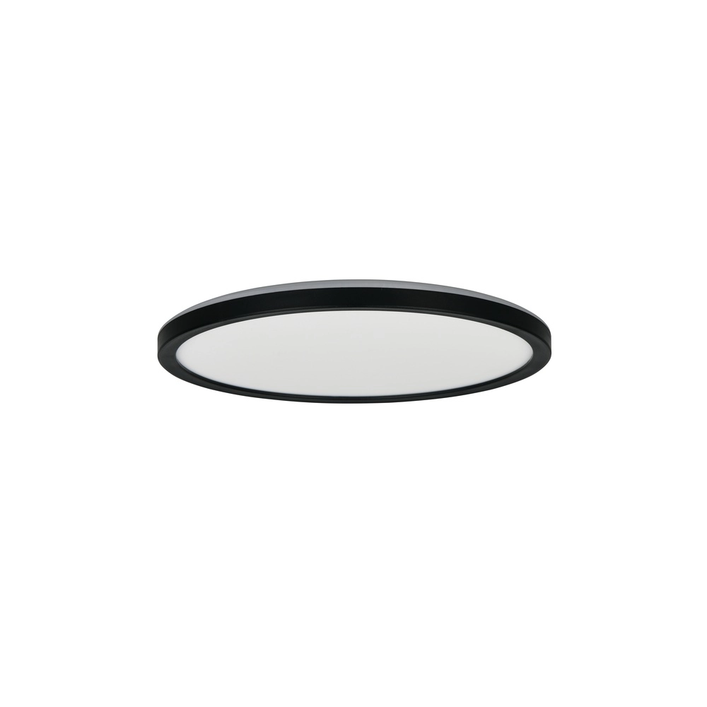 Éclairage de plafond rond Emra noir Ø 29cm Trio 4017807704143