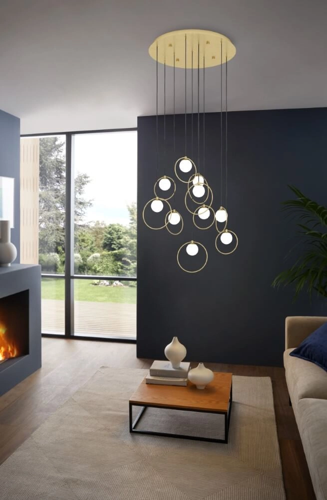 Lampe suspendue dorée Portocolom Ø 58 cm Stars of Light 9008606270583