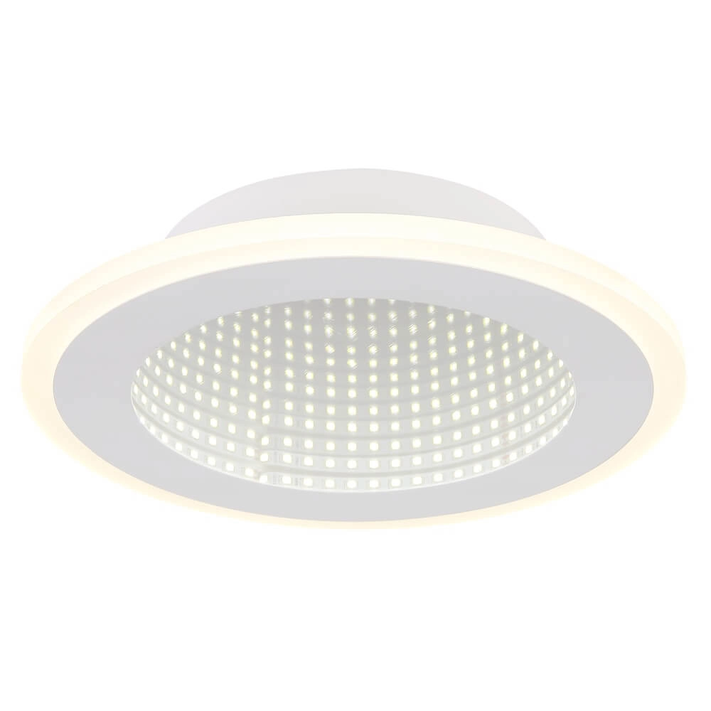 Plafonnier Lamela Ø 22,5 cm blanc