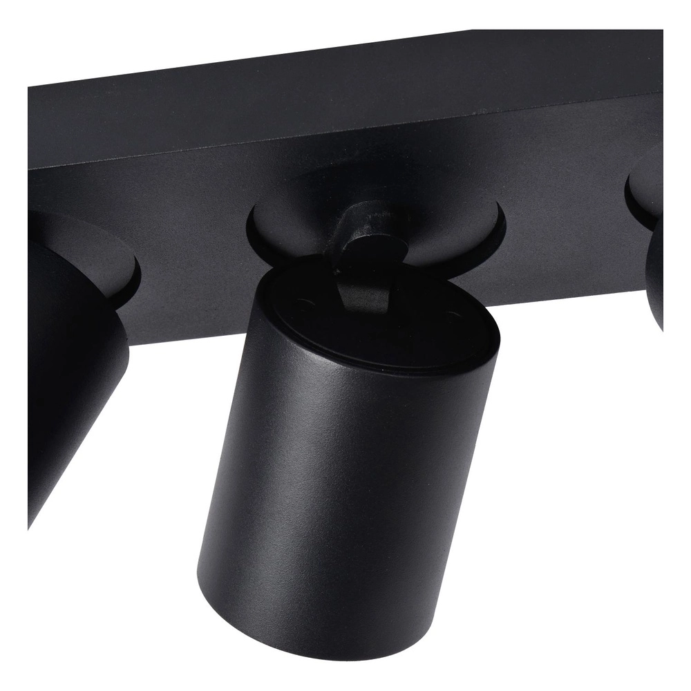 Projecteur de plafond Nigel Noir à 3 lumières Lucide 5411212092571