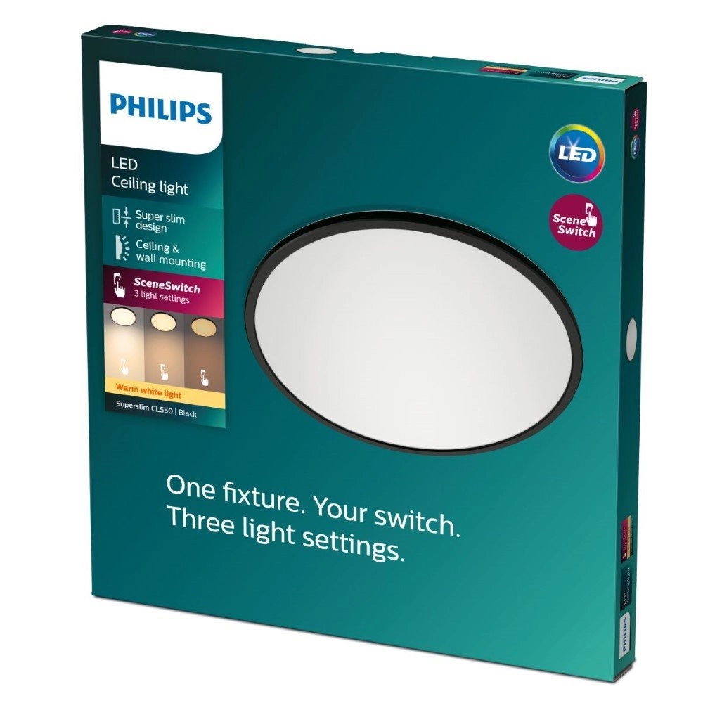 Plafonnier Superslim Ø 30 cm Philips 8719514256644