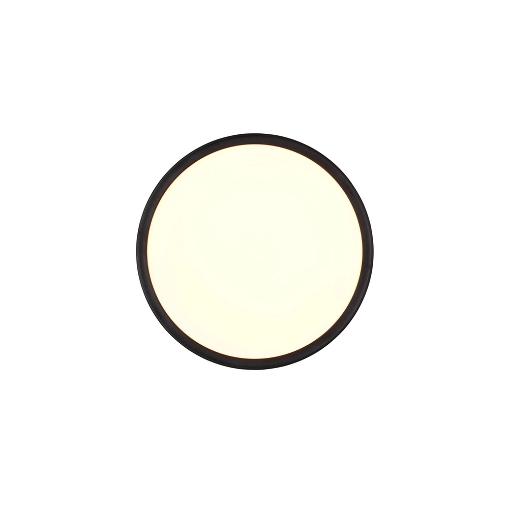 Éclairage de plafond rond Emra noir Ø 29cm Trio 4017807704143