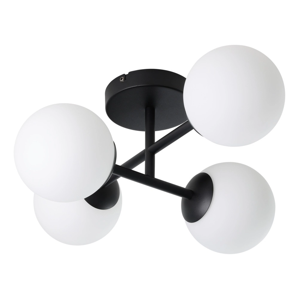 Plafonnier Castrovido 4 lumières noir Plafonnier Castrovido 4 lumières noir