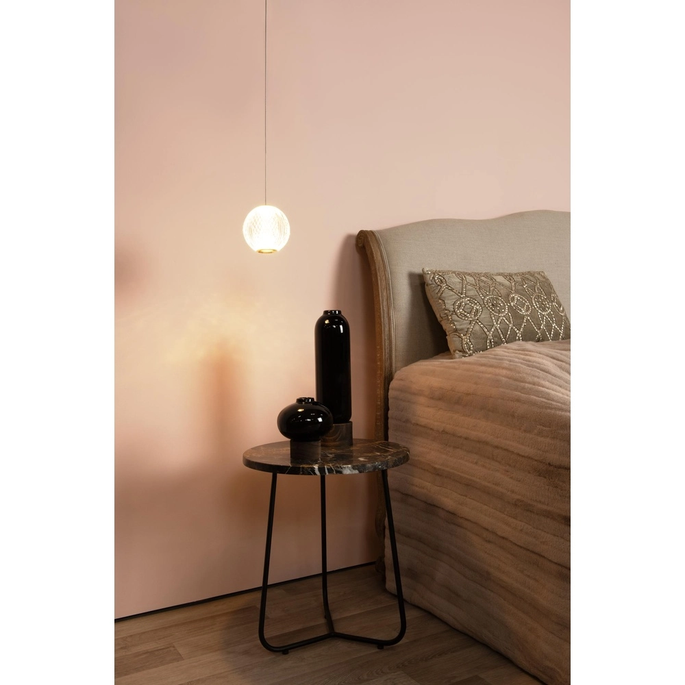 Lampe pendante dorée Cintra Ø 14cm Lucide 5411212134370