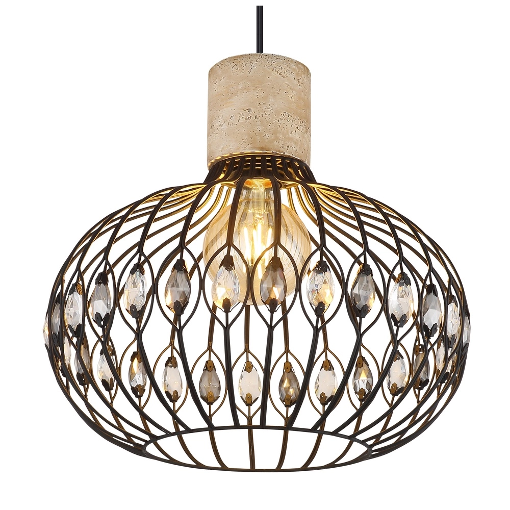 Lampe suspendue Dorthy Country Black Globo 9007371578061