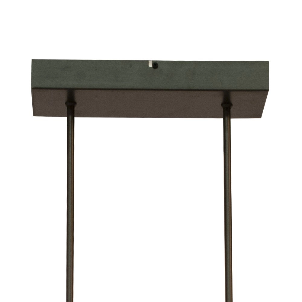 Lampe suspendue noire Real 2 130cm avec de l'or Masterlight 8718121220444