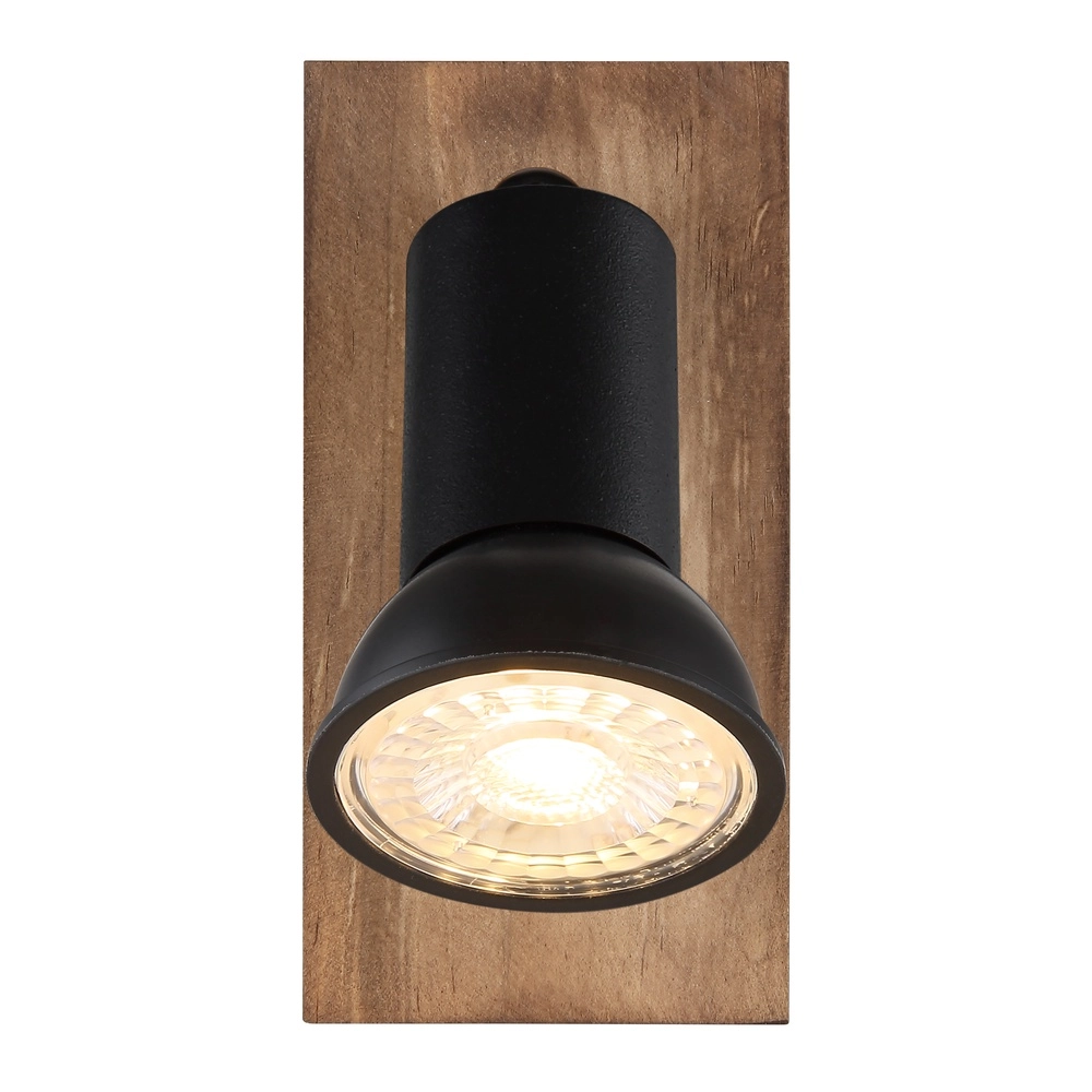 Emplacement monté en surface Drew noir avec bois Globo 9007371442775