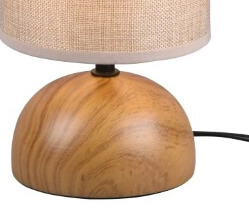 Lampe de table en bois Luci Trio 4017807524321