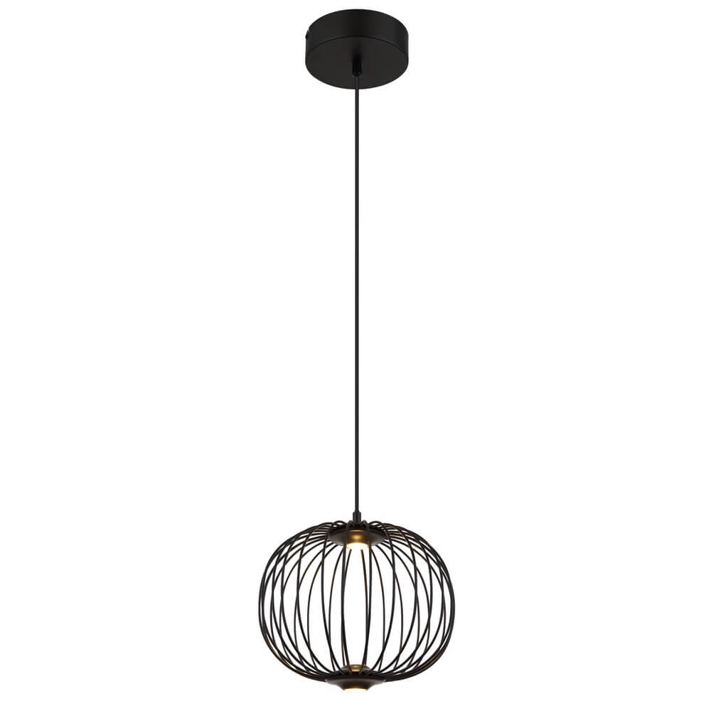 Suspension noire Galway cage simple Ø 30cm Suspension noire Galway cage simple Ø 30cm