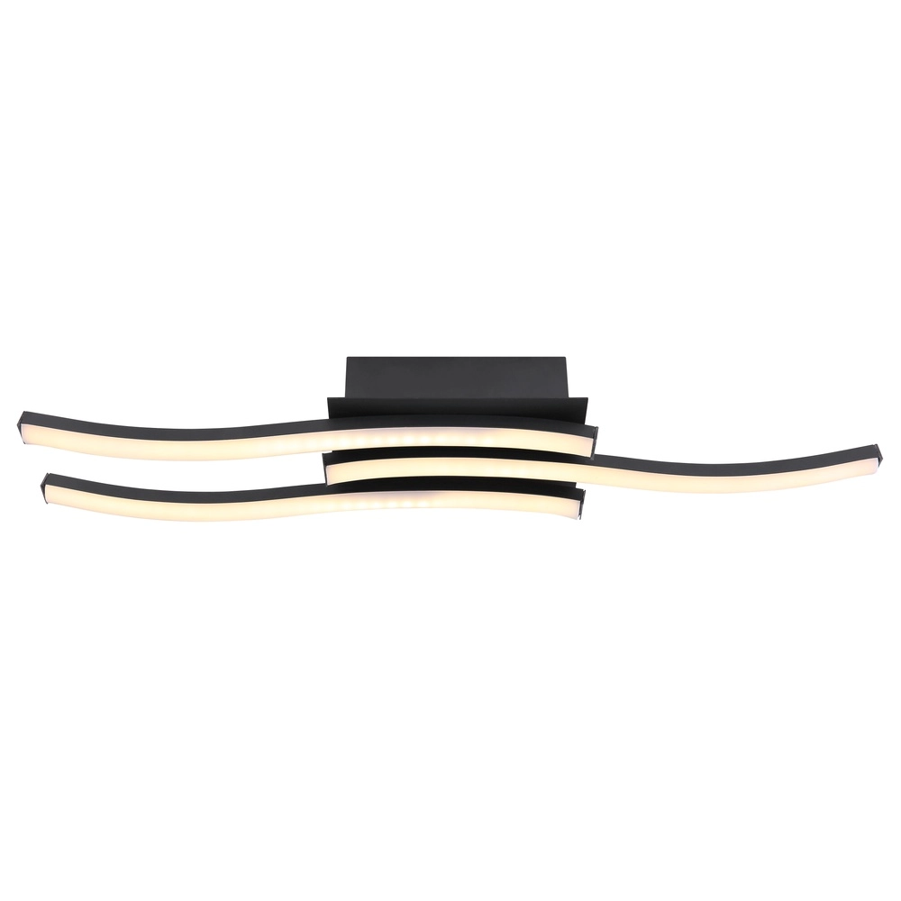 Lampe de plafond à design Kasimir Noir Globo 9007371418305