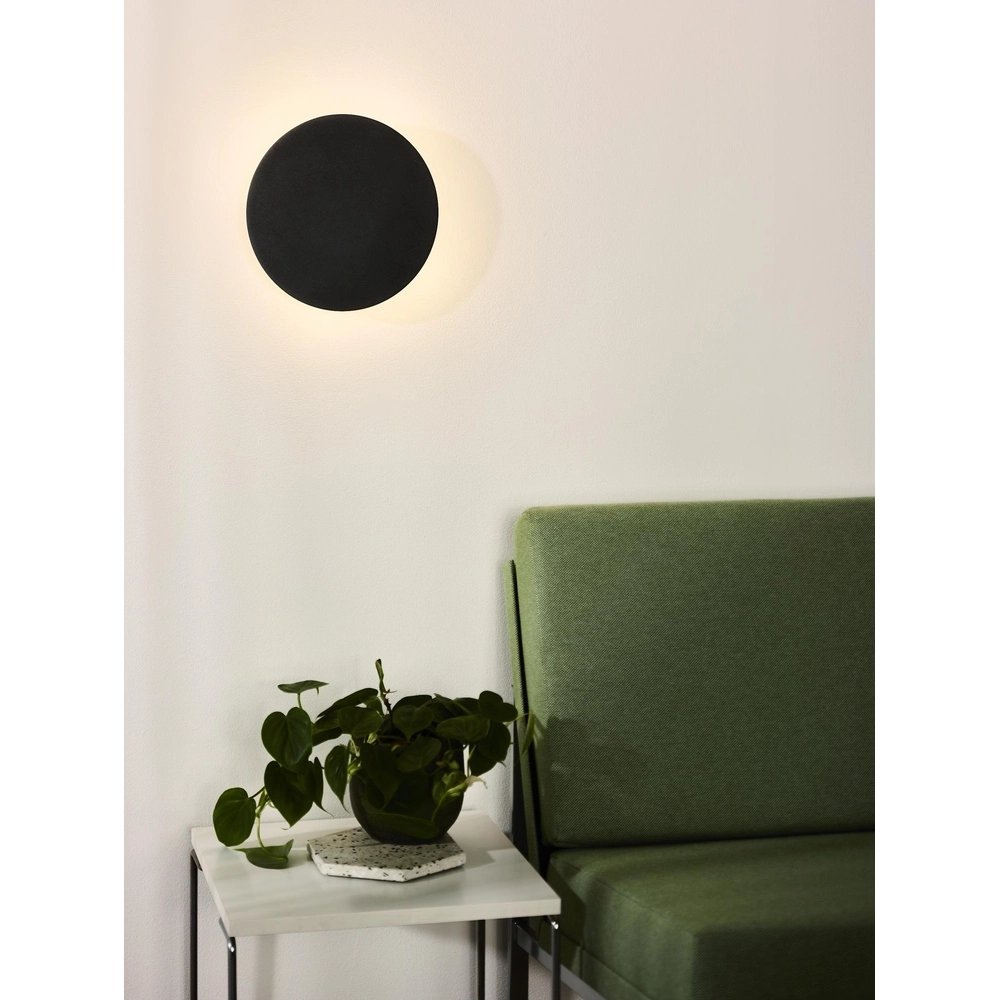 Lampe murale de conception Eklyps Led Ø 25cm noir Lucide 5411212460691
