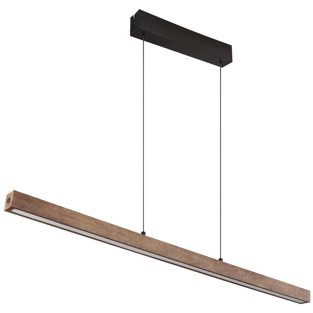 Lampe suspendue élégante Olivus bois 115 cm Globo 9007371455683