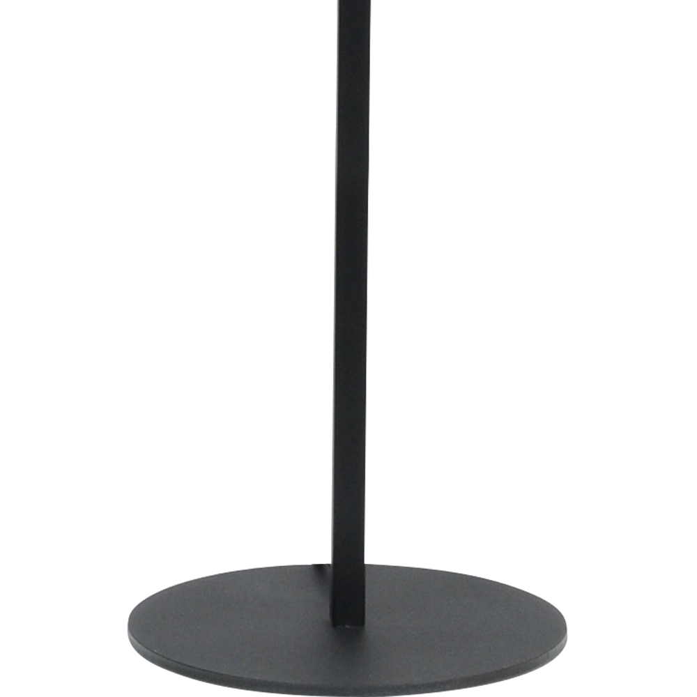 Lampe de table noire Venus avec abat-jour marron Masterlight 8718121218267