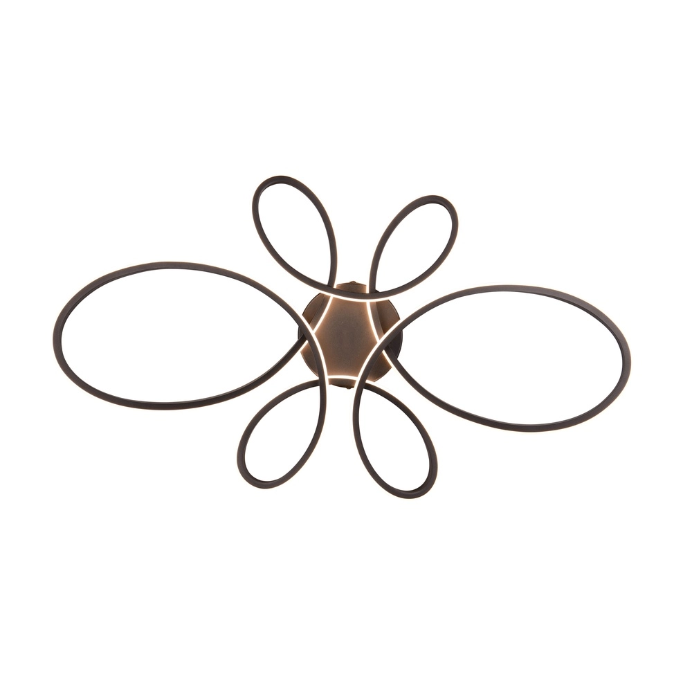 Plafonnier design Fly noir Trio 4017807600865