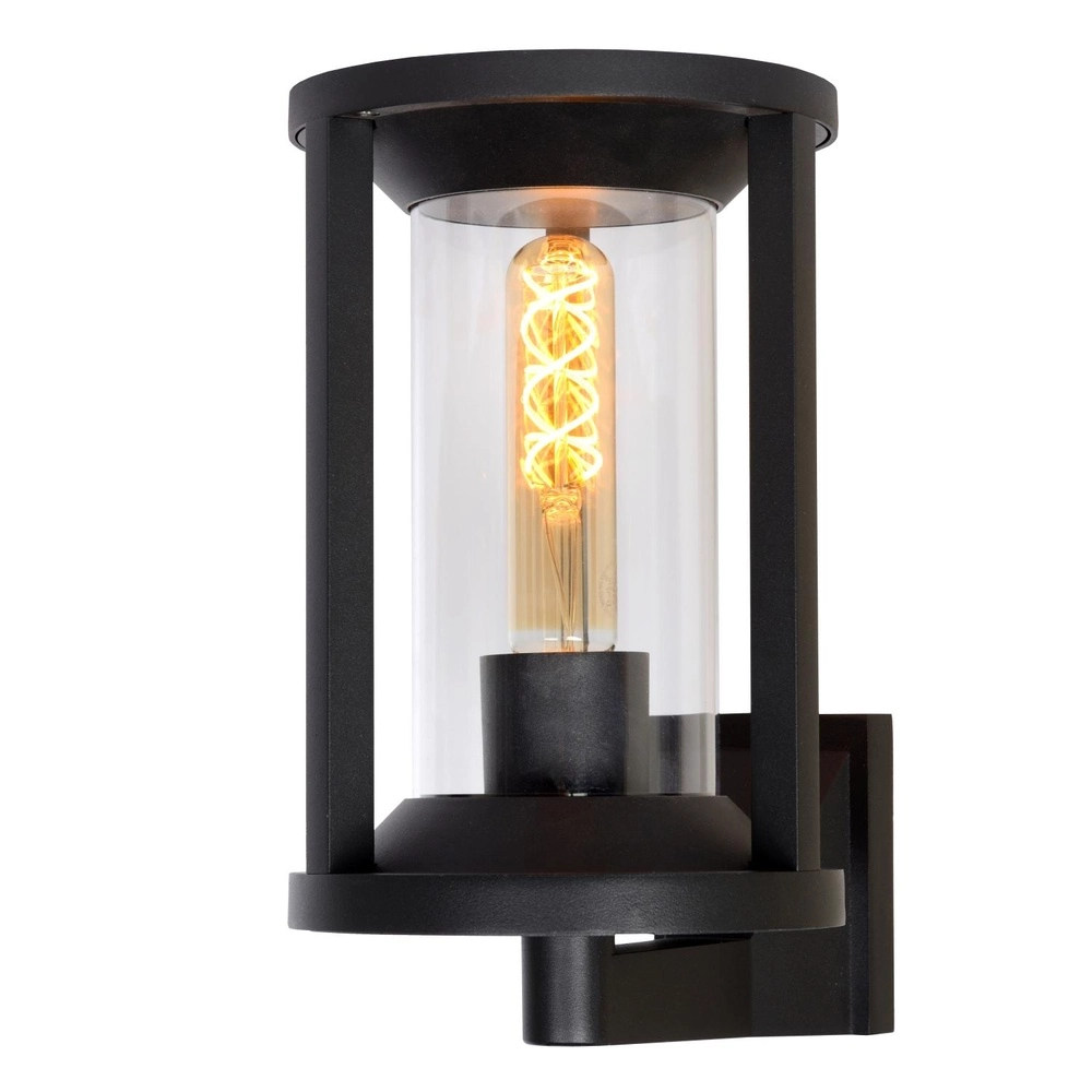 Lampe de porte d’entrée Cadix IP65 noir Lucide 5411212151896