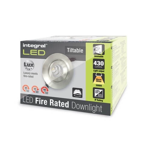 Spot encastré en acier inoxydable Lux Fire IP65 - 3000K - 6W Lyora 5055788229162