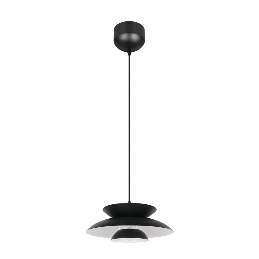 Conception de la lampe suspendue Amarila noir Ø 40cm Trio 4017807682786