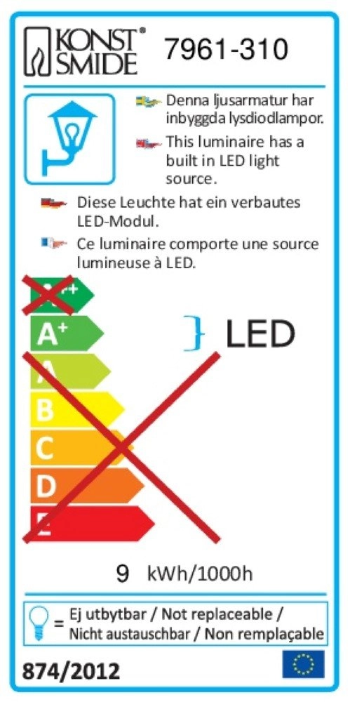 Spot de terre LED High power réglable KonstSmide 7318307961317