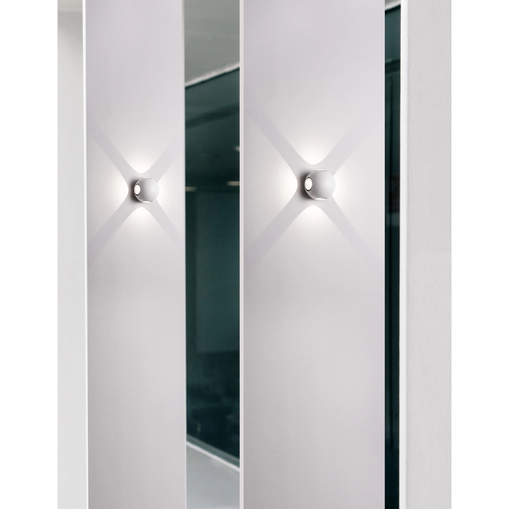 Applique murale unique Como 4 lumières blanches Lyora 5212017412959