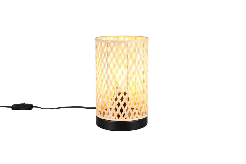 Lampe de table crème Laurent avec noir Ø 14cm