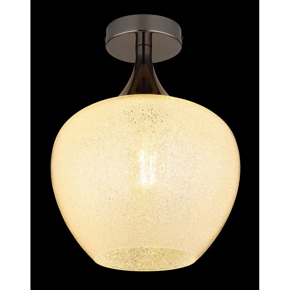 Plafonnier anthracite Maxy avec verre blanc simple Ø 24cm Globo 9007371459179