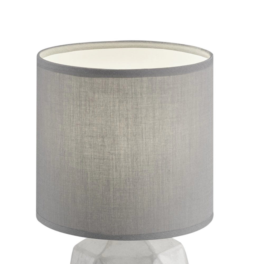 Lampe de table Pike 28 cm gris béton avec titane Trio 4017807346879