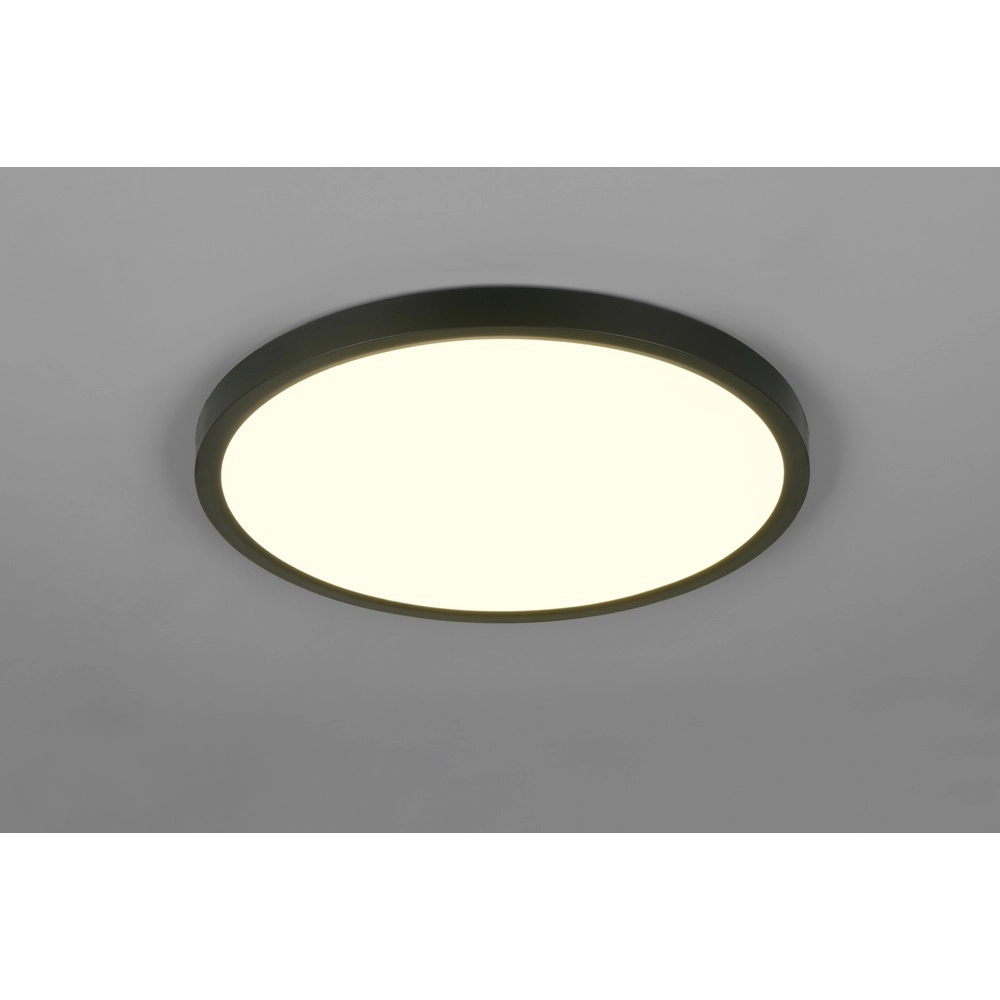 Plafonnier Draco noir Ø 40cm Trio 4017807654493