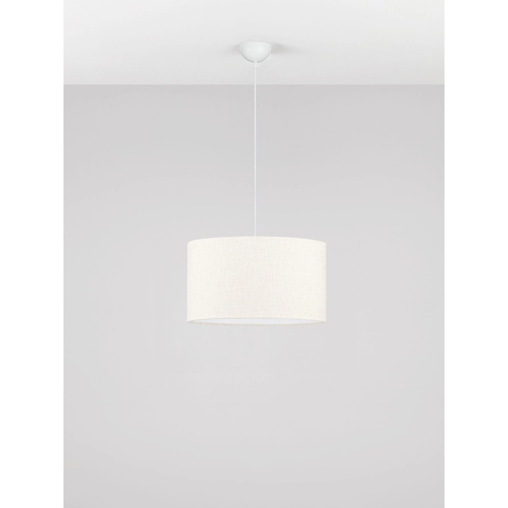 Lampe pendante en lin Karen Ø 40cm Lyora 5212017493958