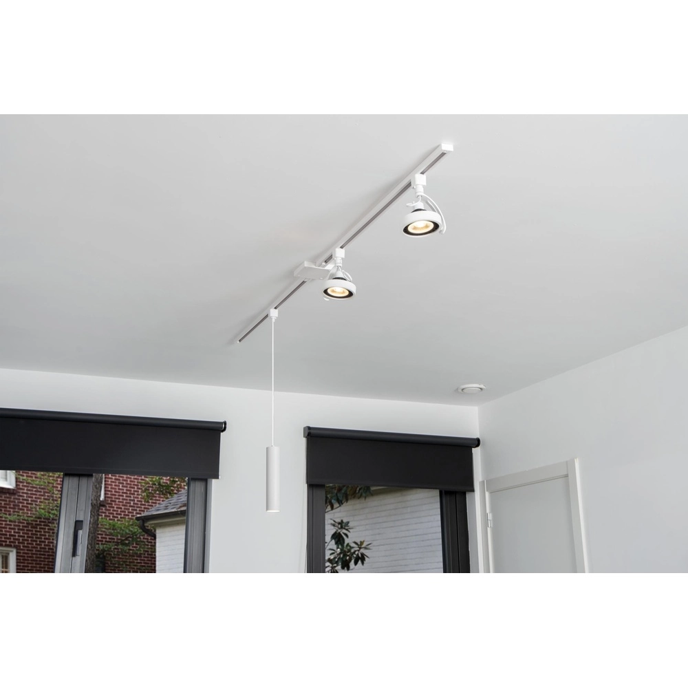 Spot ferroviaire Track Dorian GU10 ES111 blanc monophasé Lucide 5411212093851