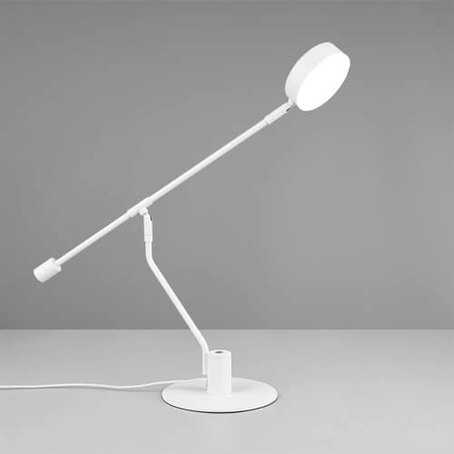 Lampe de bureau LED Manduro blanc Trio 4017807616002