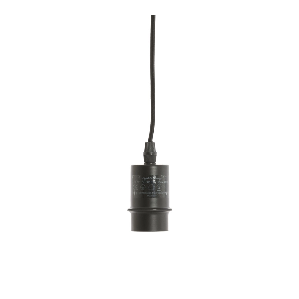 Pendule Cupa Lampe suspendue noire Light & Living 8717807239312