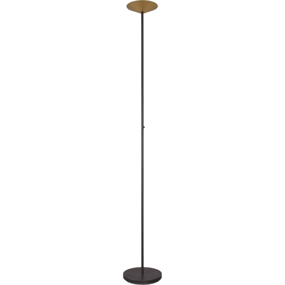 Lampe de pied Ceppo noir avec or