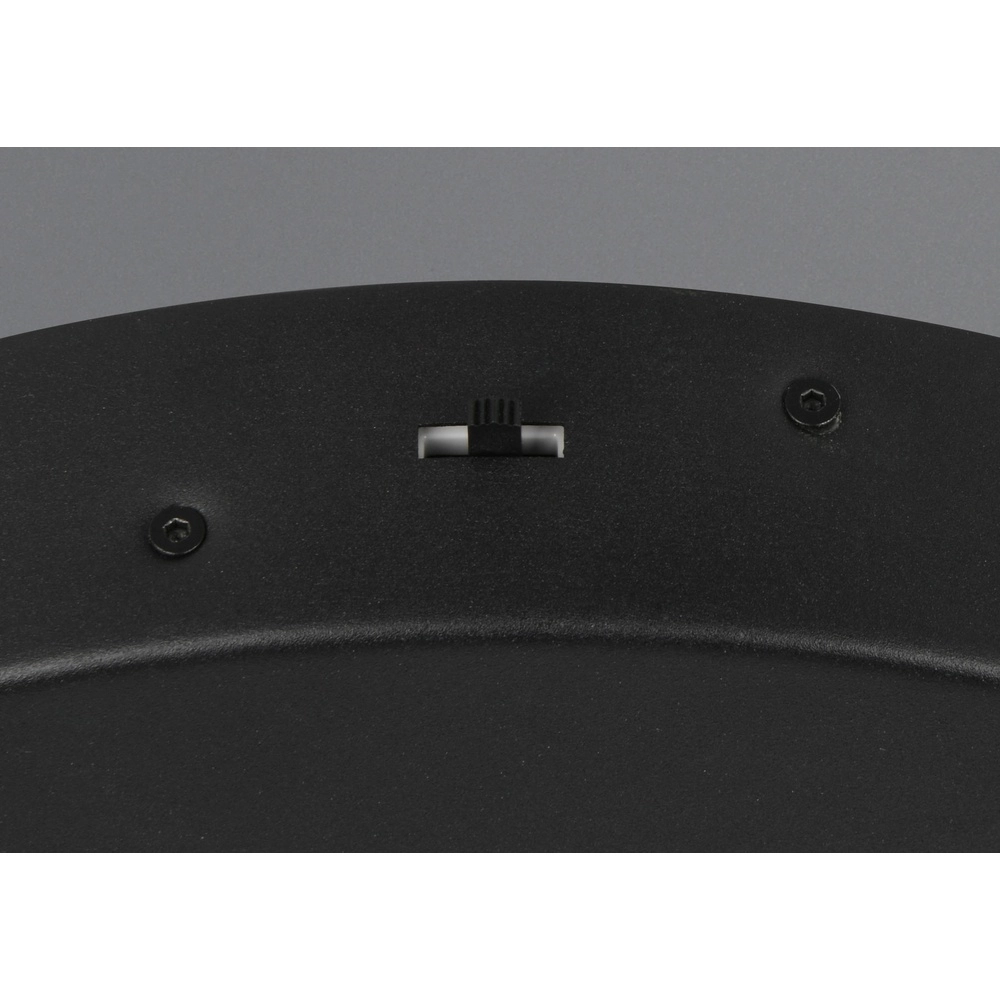 Suspension 3 lumières Keaton Rond noir avec or Trio 4017807655247