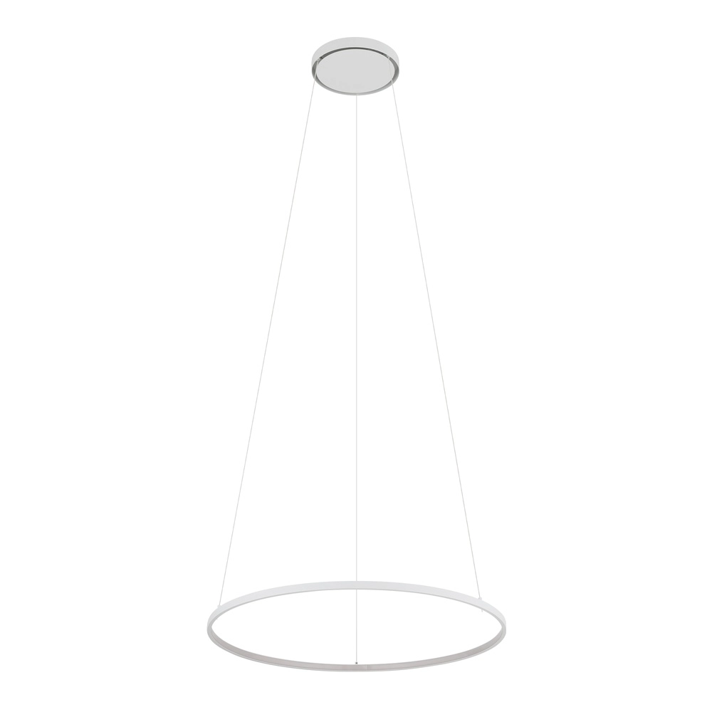 Lampe pendante de conception Circolo Led blanc Ø 60 cm horizontal