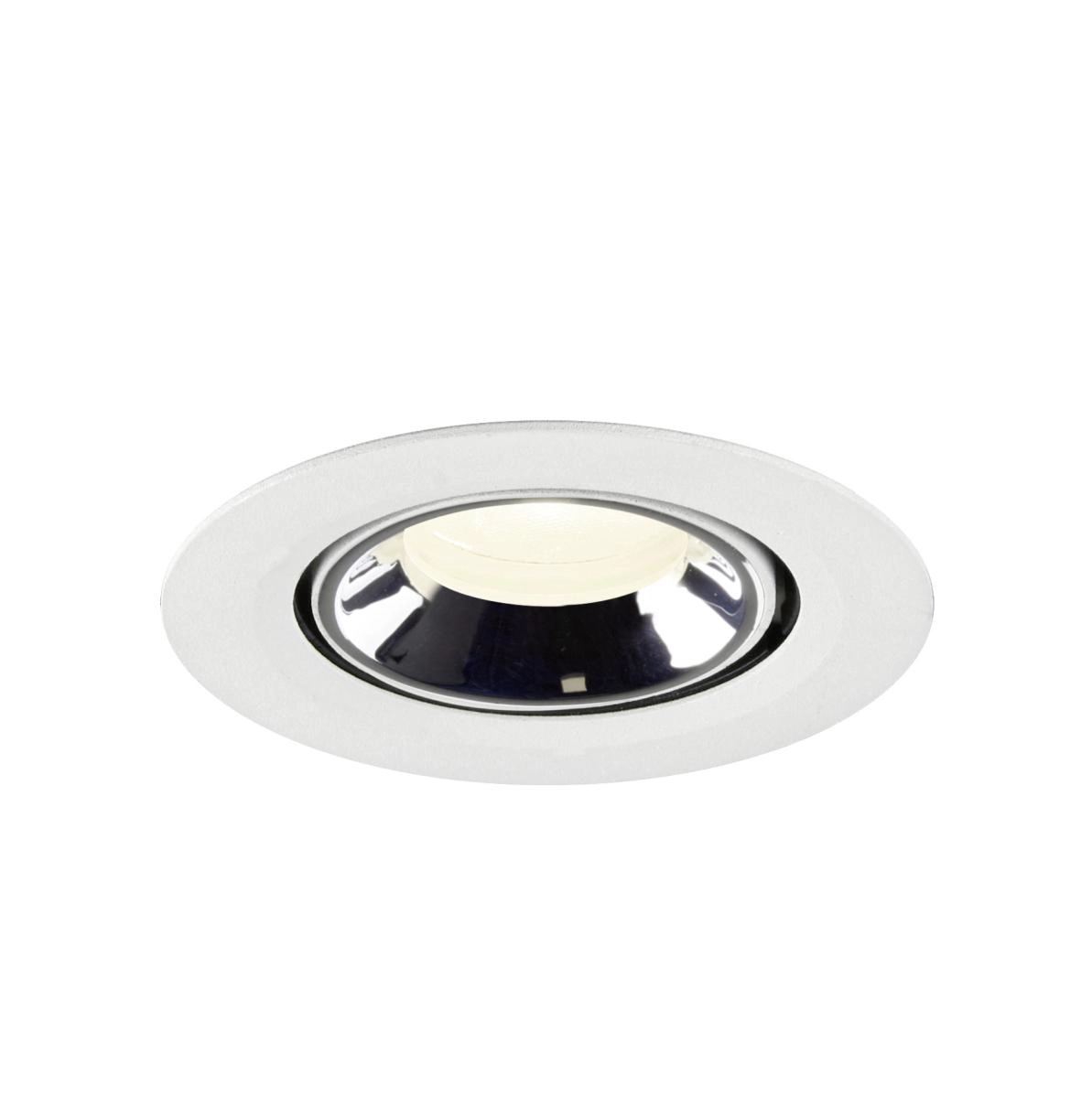 Spot encastré Numinos Gimble XS blanc/chrome 4000K - 20 deg SLV 4024163306812