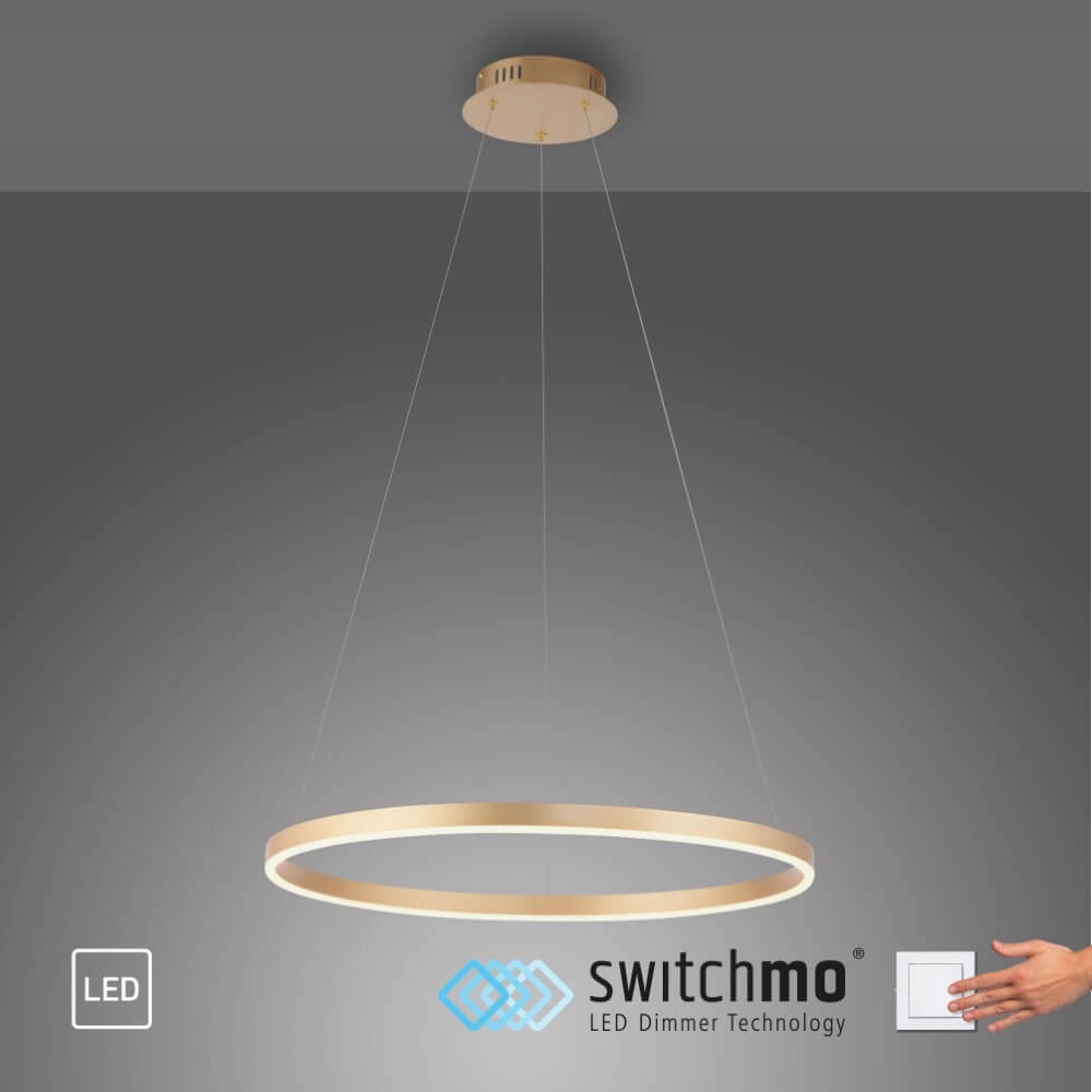 Lampe suspendue Ritus laiton Just Light 4043689985653