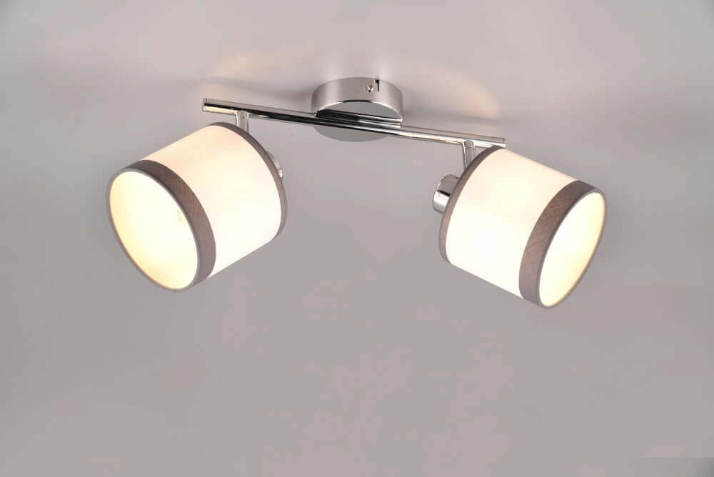 Plafonnier Davos blanc à 2 lumières Trio 4017807574241