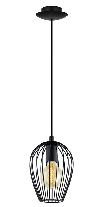 Lampe à suspension Newtown 16 cm noir Eglo 9002759494773