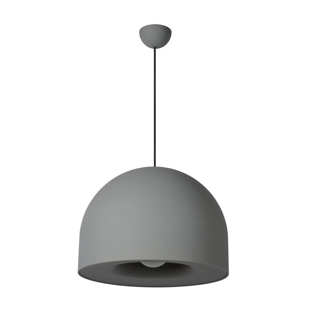 Lampe pendante moderne grise en béton Akron Ø 50cm - 1x E27 Premium by Lucide 5411212202109