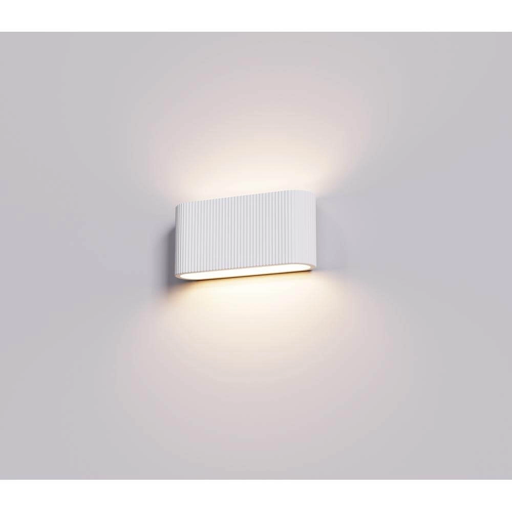 Applique murale unique Lille Blanc avec des crêtes Artdelight 8720701103054